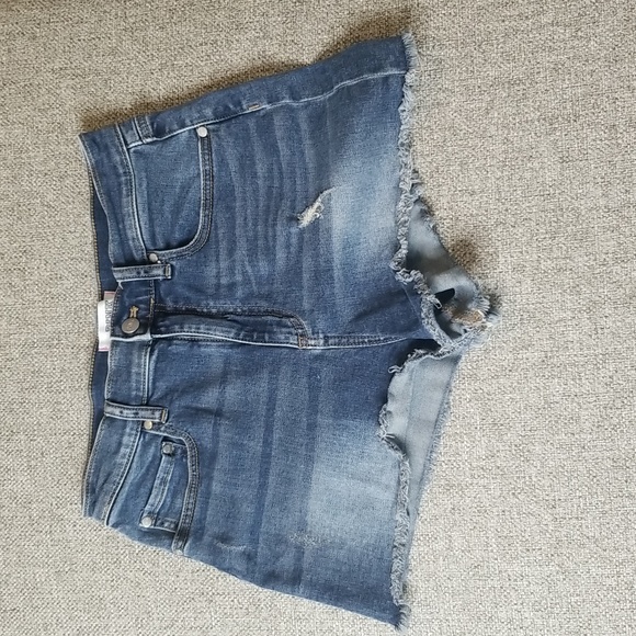 PINK by Victoria's Secret High Rise Denim shorts Size 10 - Picture 4 of 8